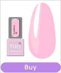 TUFI profi FLAMINGO 25 Gentle Petal gel polish
